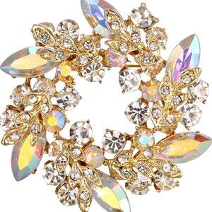 🌺 🌺 🌺Flower Wreath Garland Brooch - Pin - Bag Charm